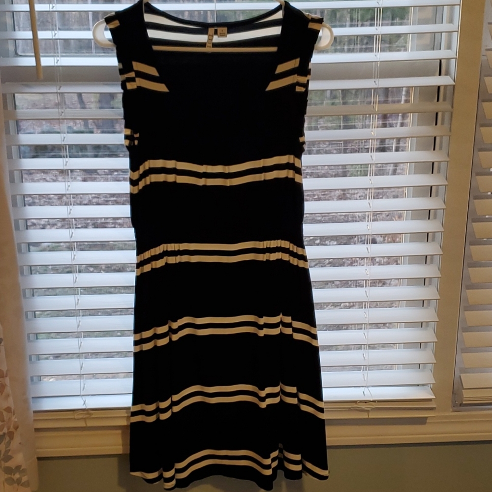 Black and white dress